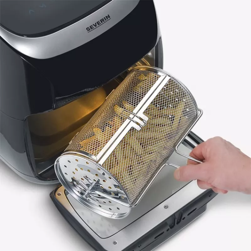 Hot air fryer Severin FR2446 11 L 2000 W Black Silver