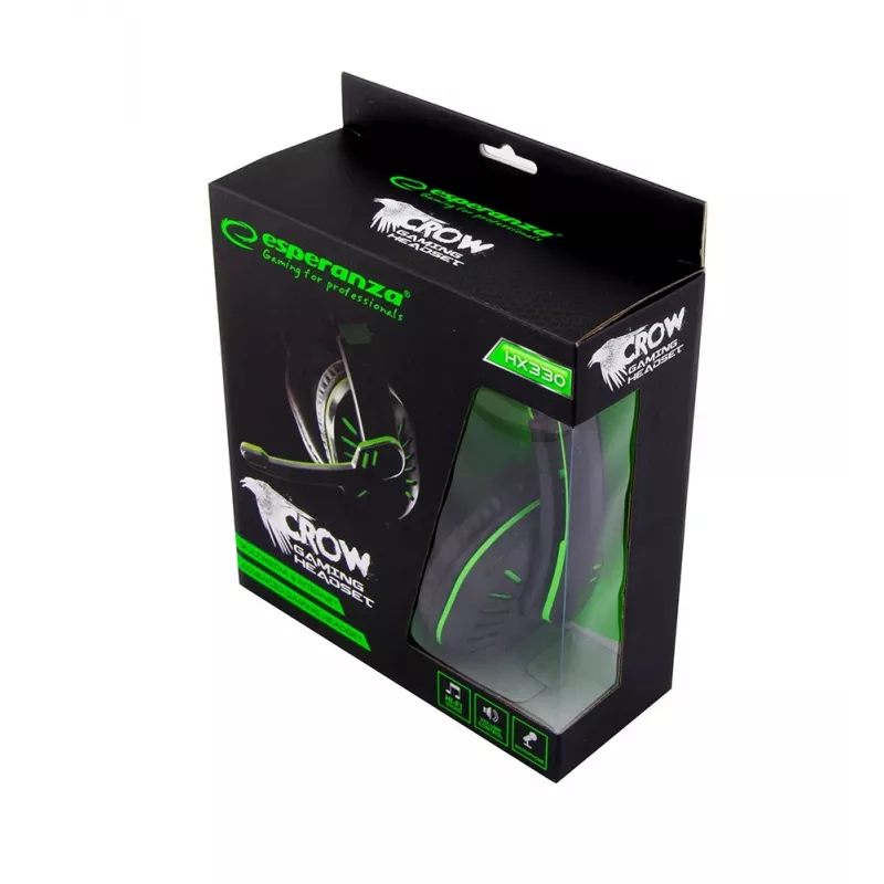 Esperanza Headphones Esperanza CROW EGH330G (Black