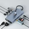 USB-C 11-in-1 adapter Hawk HW-HUB1101 — multiport hub with 11 ports