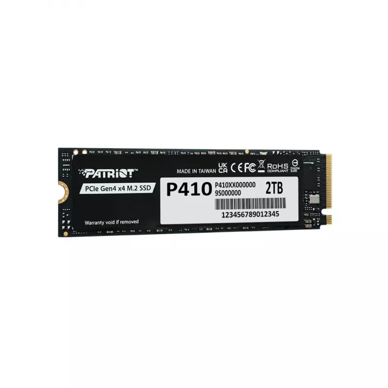 Solid State Drive PATRIOT P410 2 TB M.2 NVMe, 2000 GB, M.2 form factor