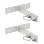 Mast mount angle bracket Extralink KK200 with M8 U-bolts, stainless steel, max load 40 kg, pack of 2