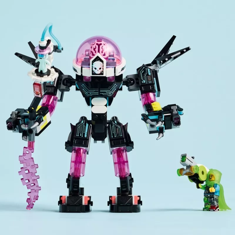 Construction toy LEGO 71495 Mateo vs. Cyberbrain Mech — playset with minifigures and buildable mech