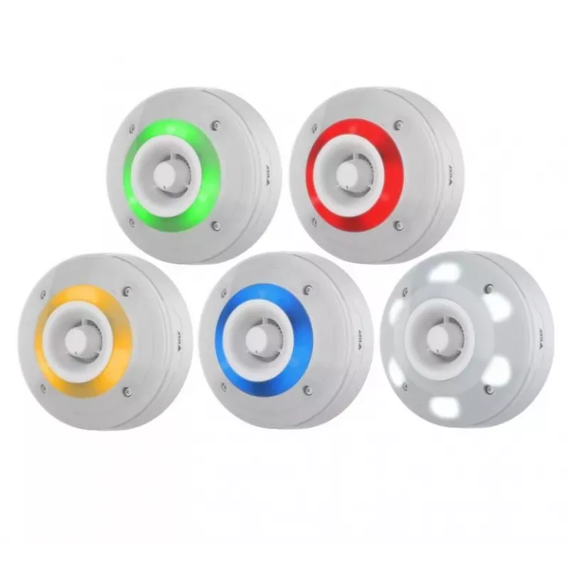 Strobe siren AXIS D4100-VE/MK II 03105-001 — weatherproof IP66 for outdoor security installations