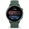 Smartwatch GARMIN vívoactive 6 – sport watch, 42 mm aluminium/polymer case, AMOLED 1.2 inch, GPS, 5 ATM, optical HR, SpO2, 8 GB, green