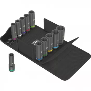 Impact socket set Wera 05004841001