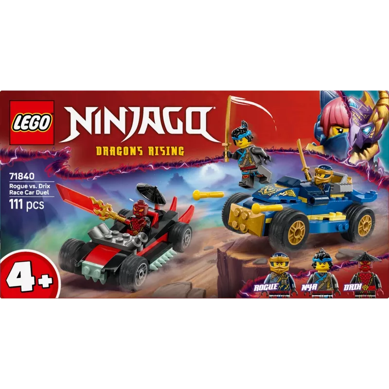 Building Blocks Ninjago 71840 Racing Duel Rogue vs Drix