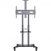 HAGOR HP Twin Stand HD - Cart - for Flat Screen / AV Equipment - Black - Screen Size: 140-213 cm (55-84) - Mounting Interface: to 800 x 500 mm (8210)