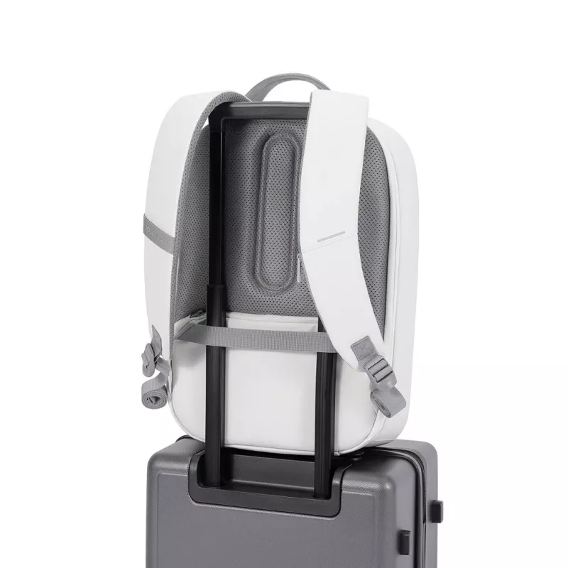 Backpack XDDESIGN Bobby Edge anti-theft white — 17 L, fits 16 inch laptop, water-resistant, 1.1 kg