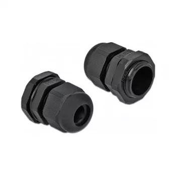 Cable Gland DeLOCK 60198 Black Plastic 10 pc(s)