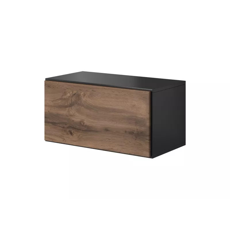 Cama living room furniture set ROCO 7 (3xRO3 + 2xRO6) antracite/wotan oak