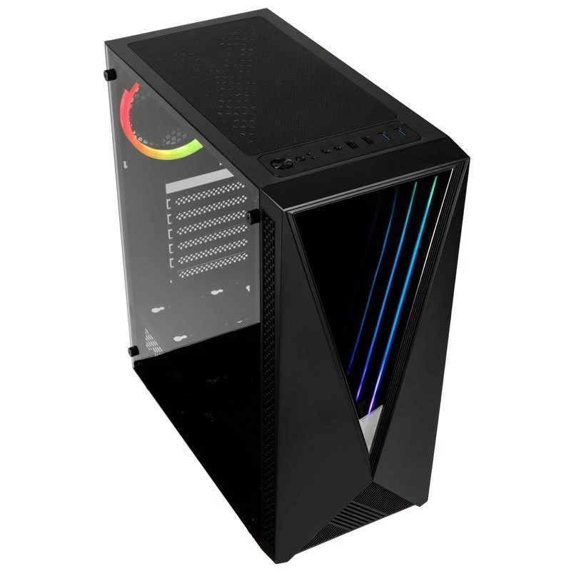 Kolink VOID RGB Tower Casing Black LED Fan Window Dust Filter PC E