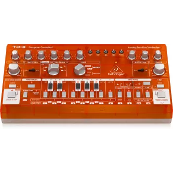 Analog synthesizer Behringer TD-3-SB Red 9V DC