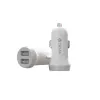 Car Charger Devia Smart Series Lightning 5V 3.1A Dual USB White