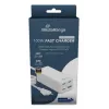 MediaRange MRMA124 mobile device charger 100W AC, 3x USB-C, 100–240V input, 1.5 m cable, White