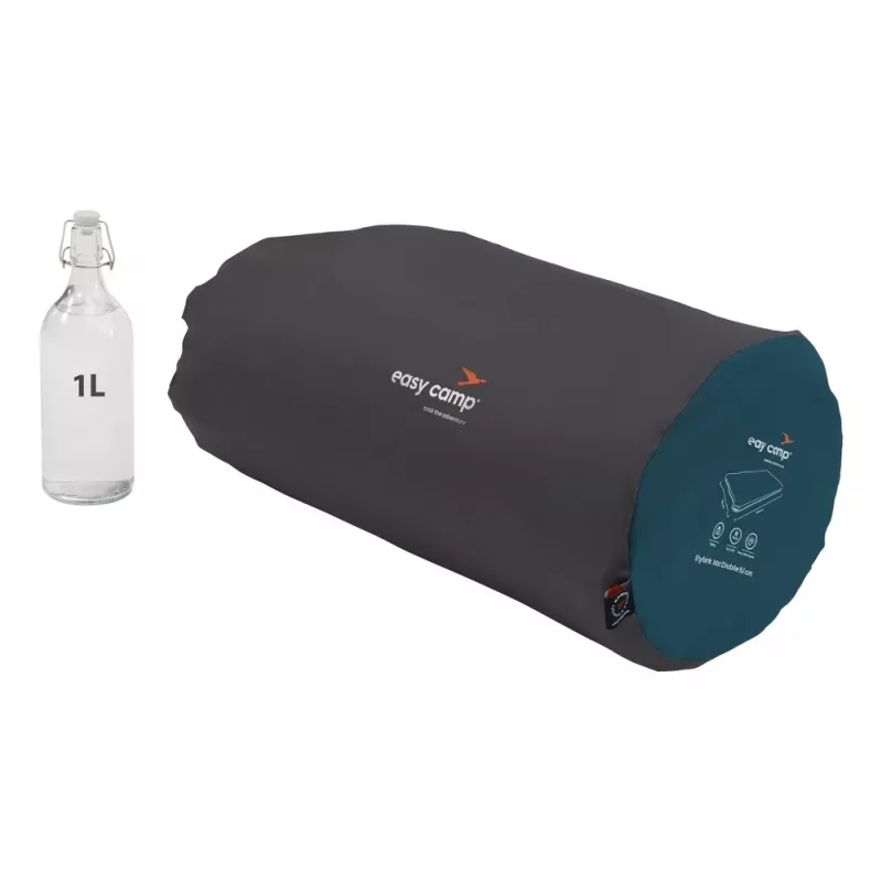 Double Air Mattress easy camp 300079 — Polyester, 1200×1930×50 mm, Blue