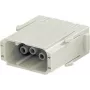 Harting connector Han C-module contact insert 09 14 008 3001 — 8 signal contacts + PE, crimp