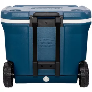 Coleman 50QT Xtreme Wheeled Cooler, Blue, Plastic, polyurethane (PU), Black, 47 l, 113 kg