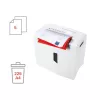 Paper shredder HSM X5 particle-cut P-4, 22 cm working width, 4.5 mm particles, 5-sheet capacity, 18 L bin