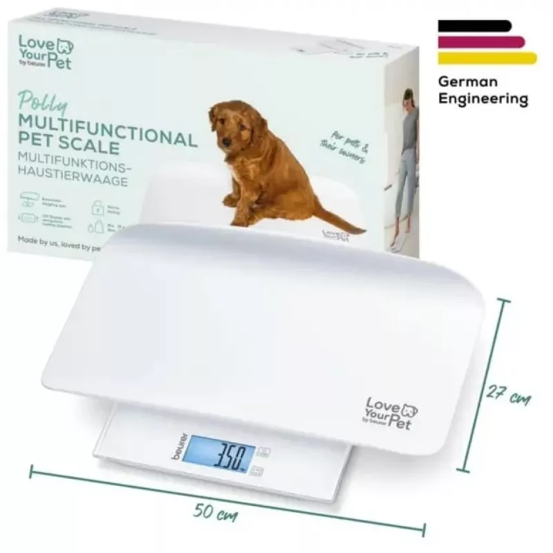 Pet scale Beurer PP170 multifunctional, capacity 20 kg, LCD display