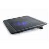 Laptop stand Gembird NBS-1F15-04 for laptops up to 15 inch, black, ABS, 330×250×25 mm