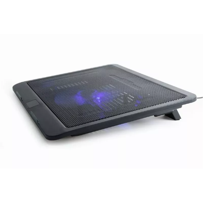 Laptop stand Gembird NBS-1F15-04 for laptops up to 15 inch, black, ABS, 330×250×25 mm