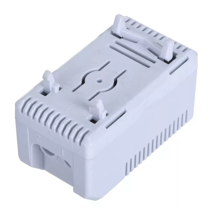 Thermostat Alantec KTS, rotary control, IP20, plastic housing, grey, -45–70°C, 60×33×43 mm