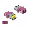 Optical Fiber Coupler DeLOCK 86901 LC Duplex Female to LC Duplex Female Multi-mode Violet