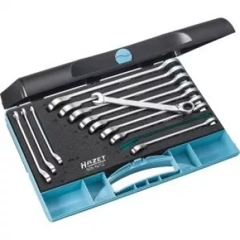 Hazet ratchet ring/open-end spanner set 12-piece 8 - 19 mm 606N/12 (606N/12)