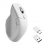Wireless Optical Mouse Keychron M6S-B72 — Right-hand, 12000 DPI, RF Wireless + Bluetooth + USB-C, White