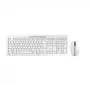 Keyboard CHERRY Stream Desktop Recharge Mouse included Universal RF Wireless QWERTZ German Grey