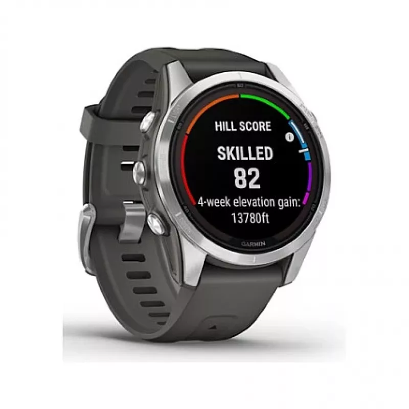 Garmin fēnix 7S Pro 3.05 cm (1.2) MIP 42 mm Digital 240 x 240 pixels Touchscreen Silver Wi-Fi GPS (satellite)