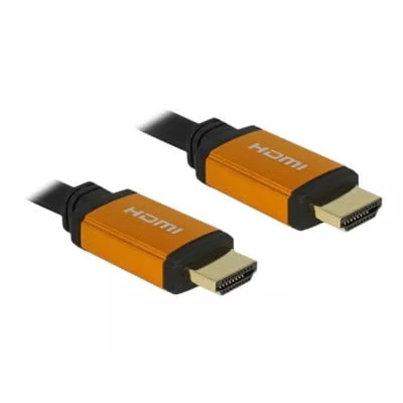 HDMI Cable DeLOCK 85727 1m Type A Male to Male Black Gold