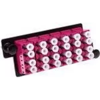 Adapter plate ACT FA2152 — 6×LC quad, 24-fiber OM4 patch panel adapter