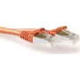 ACT Orange 0.50 meter SFTP CAT6A patch cable snagless with RJ45 connectors