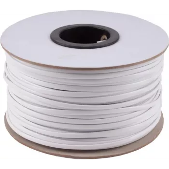 Flat Telephone Cable S/CONN 76101-SP 100m White