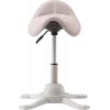 Up Up Toronto ergonomic balance stool White, Ivory fabric, longer gas lift