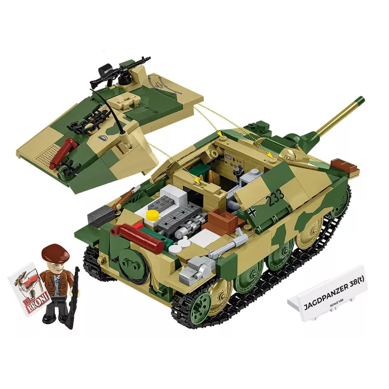 Cobi Blocks Jagdpanzer 38t Brave construction set, 731 pieces