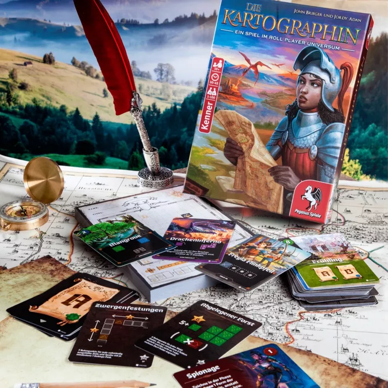 Pegasus Spiele Die Kartographin board game
