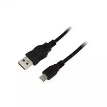 LogiLink USB A to Micro USB B Cable 5m, USB 2.0, Black