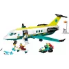 LEGO City Emergency Plane 60465 – small rescue aircraft building set, 403 pieces, 4 minifigures, age 6+