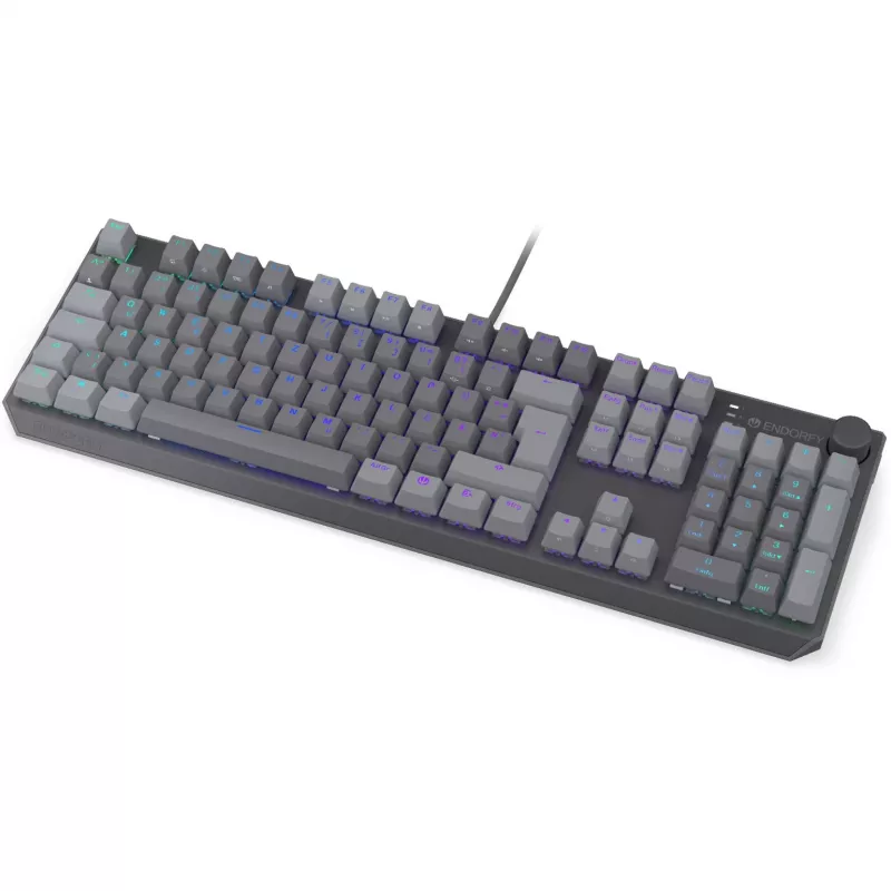 Thock V2, Gaming Keyboard Grey, DE-Layout, ENDORFY Red
