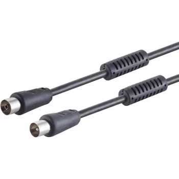 Antenna Cable ShiverPeaks 80202-128S, 100 dB attenuation rating, black