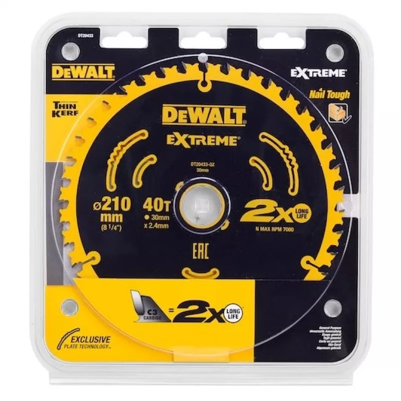 Circular saw blade DeWALT DT20433-QZ 1 pc