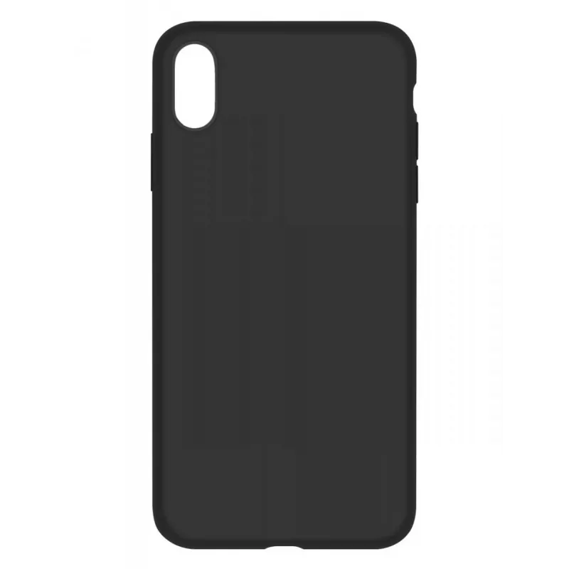 Protective silicone case Devia for iPhone XS Max (6.5 inch, black)