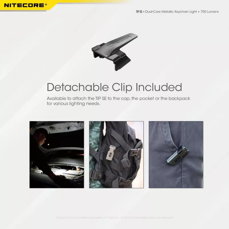 Nitecore TIP SE Black Hand flashlight LED