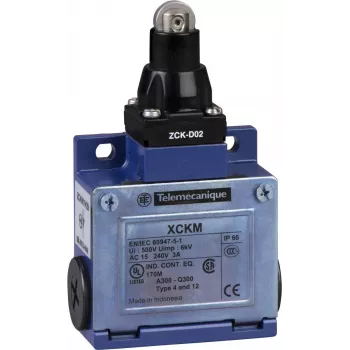 Schneider Electric XCKM102H29 Electrical Switch Endschalter 2P Blue (XCKM102H29)