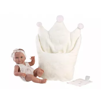 Vinyl Baby Doll 40 cm by Llorens with Realistic Features and Soft Body