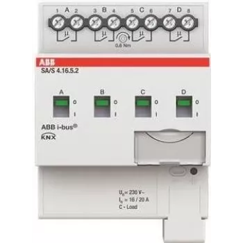 ABB Stotz S&J switching actuator 4-way, 16A, C-Last SA/S4.16.5.2 (2CDG110266R0011)