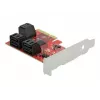 SATA PCI Express x4 Card DeLOCK 6 port Low Profile Form Factor