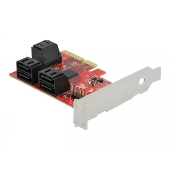 SATA PCI Express x4 Card DeLOCK 6 port Low Profile Form Factor